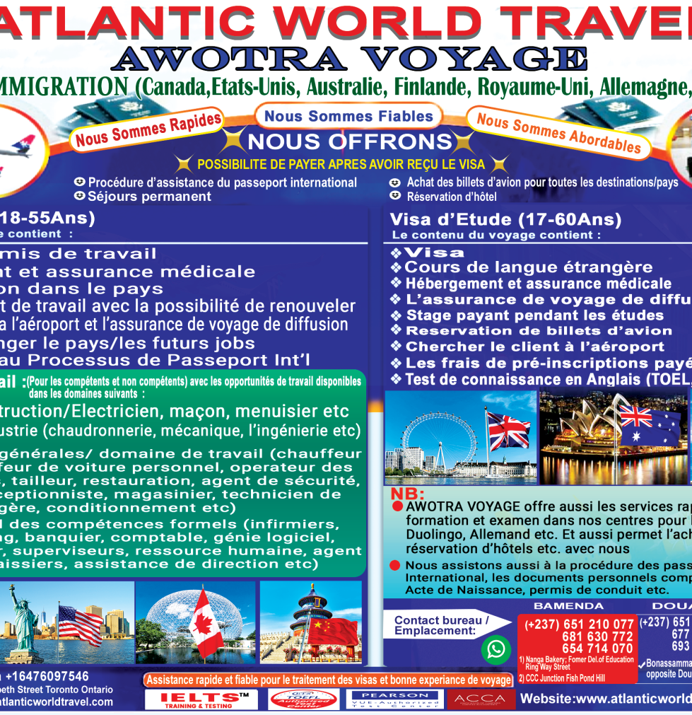 Atlantic world travel flyer 1 v1 Fr